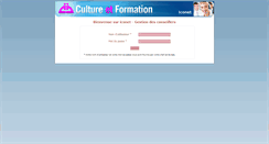 Desktop Screenshot of conseiller.culture-formation.fr