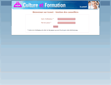 Tablet Screenshot of conseiller.culture-formation.fr